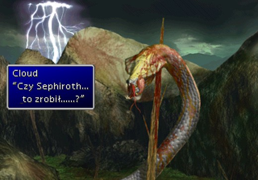 Final Fantasy VII PL obrazek 31 koniec węża - Midgar Translations: tłumaczenia gier z PlayStation, FF7, FF9, spolszczenia, retrogaming, xenogears, psx, ps1, psemu.pl