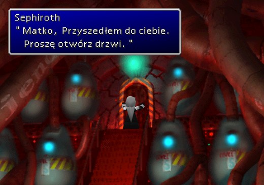 Final Fantasy VII PL obrazek 20 Sephiroth z matką - Midgar Translations: tłumaczenia gier z PlayStation, FF7, FF9, spolszczenia, retrogaming, xenogears, psx, ps1, psemu.pl