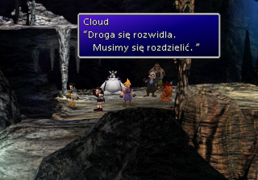 Final Fantasy VII PL obrazek 04 rozwidlona droga - Midgar Translations: tłumaczenia gier z PlayStation, FF7, FF9, spolszczenia, retrogaming, xenogears, psx, ps1, psemu.pl.