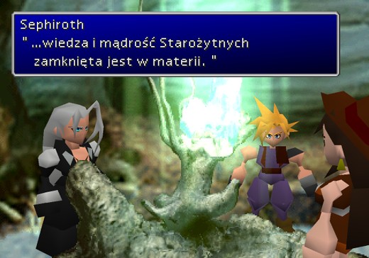 Final Fantasy VII PL obrazek 33 piękna meteria - Midgar Translations: tłumaczenia gier z PlayStation, FF7, FF9, spolszczenia, retrogaming, xenogears, psx, ps1, psemu.pl